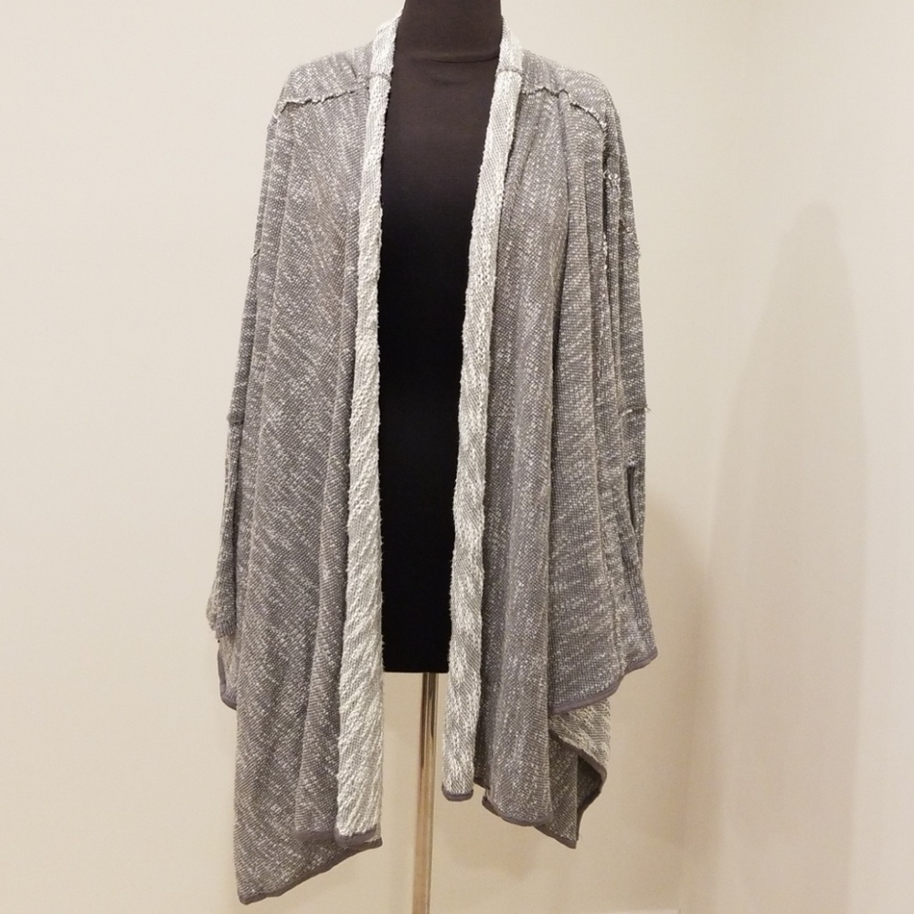 FREE PEOPLE Grey Size S Open Cardigan